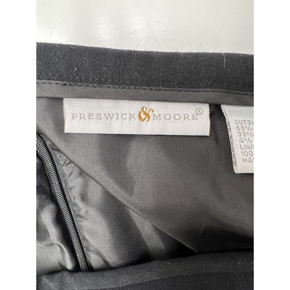 Womens Preswick & Moore Skirt Size 10 Black Altered - Picture 3 of 13